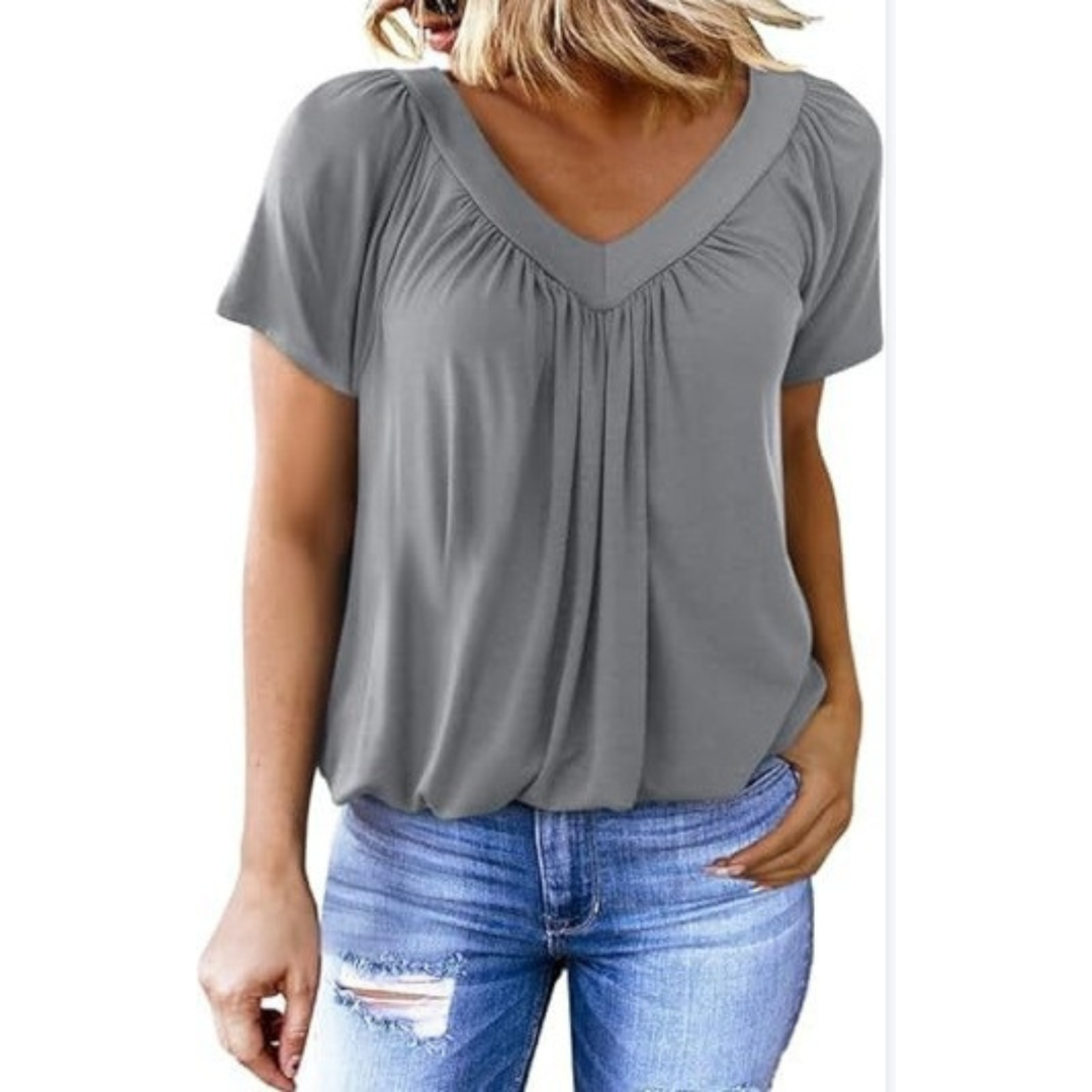 Clara | Casual V-Neck Top