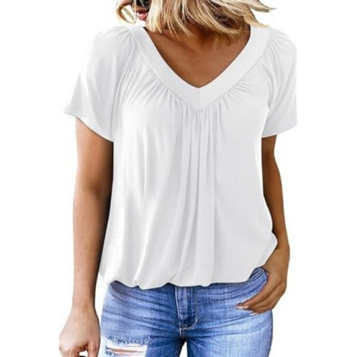 Clara | Casual V-Neck Top
