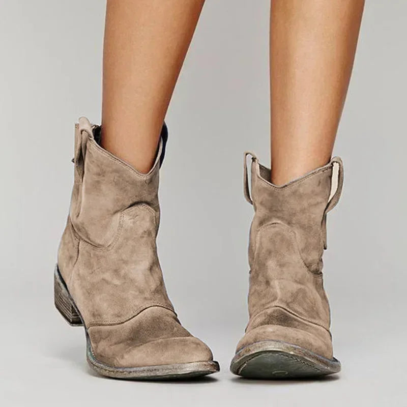 Mireille | Western Ankle Boots