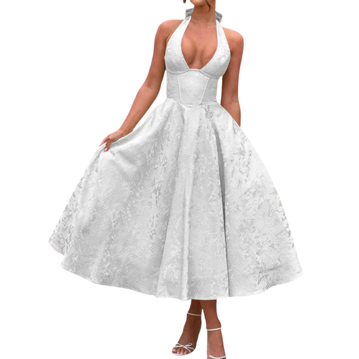 Fiona | Embroidered Evening Dress