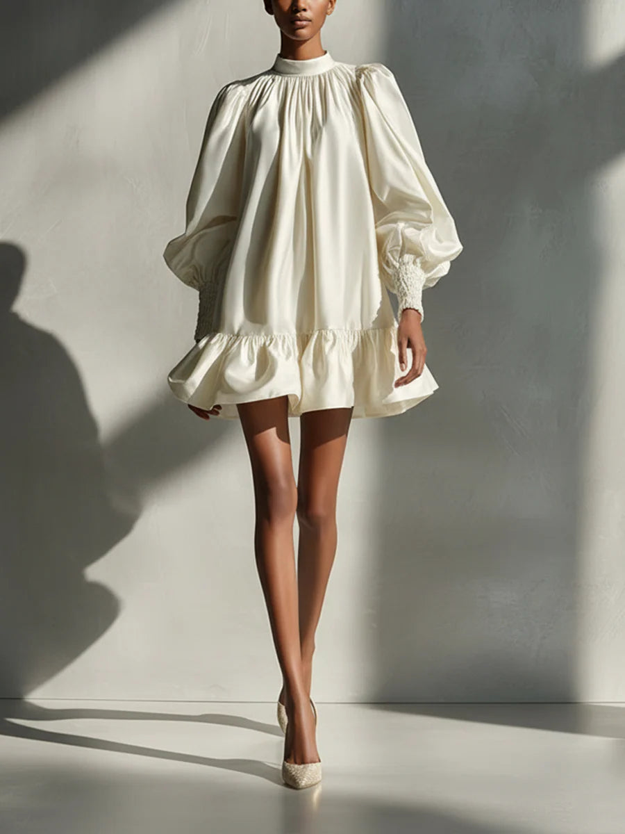 Celeste | Puff Sleeve Mini Dress