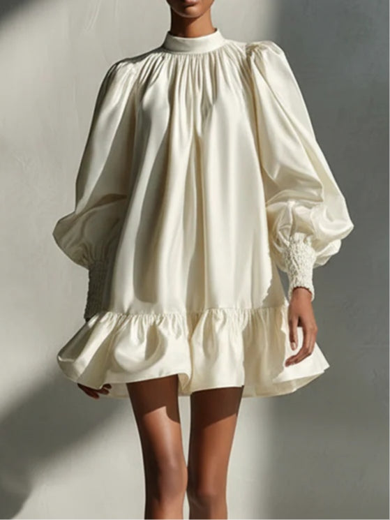 Celeste | Puff Sleeve Mini Dress