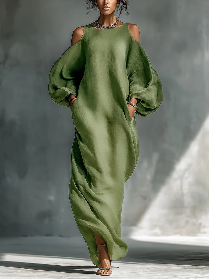 Lena | Off-Shoulder Maxi Dress