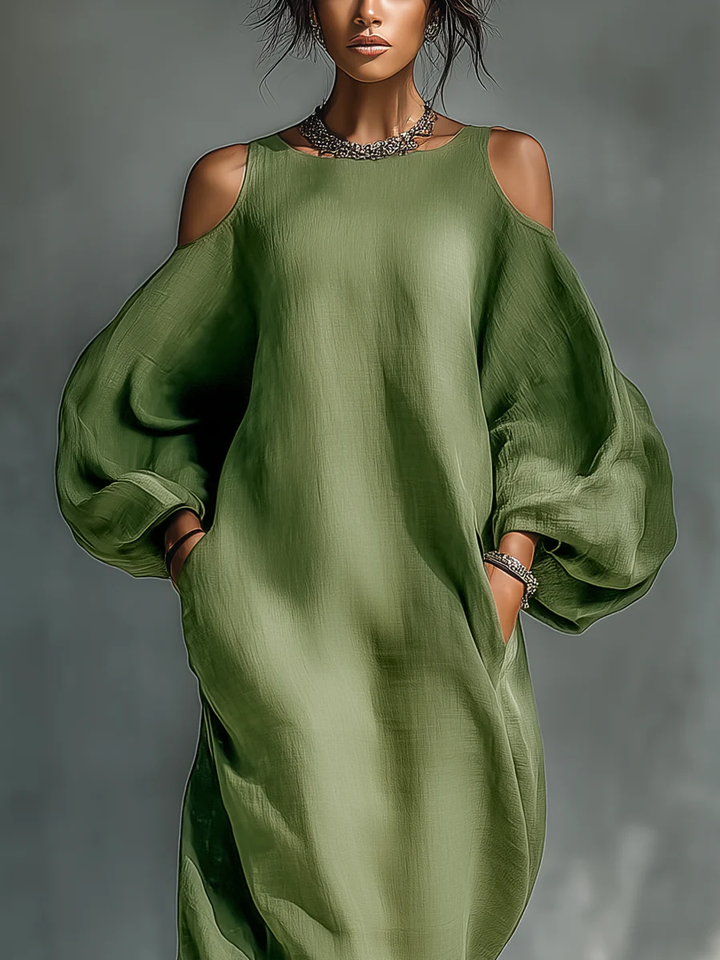 Lena | Off-Shoulder Maxi Dress