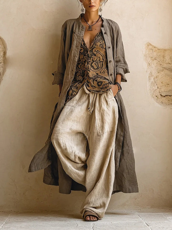 Marisol | Linen Three-Piece Set