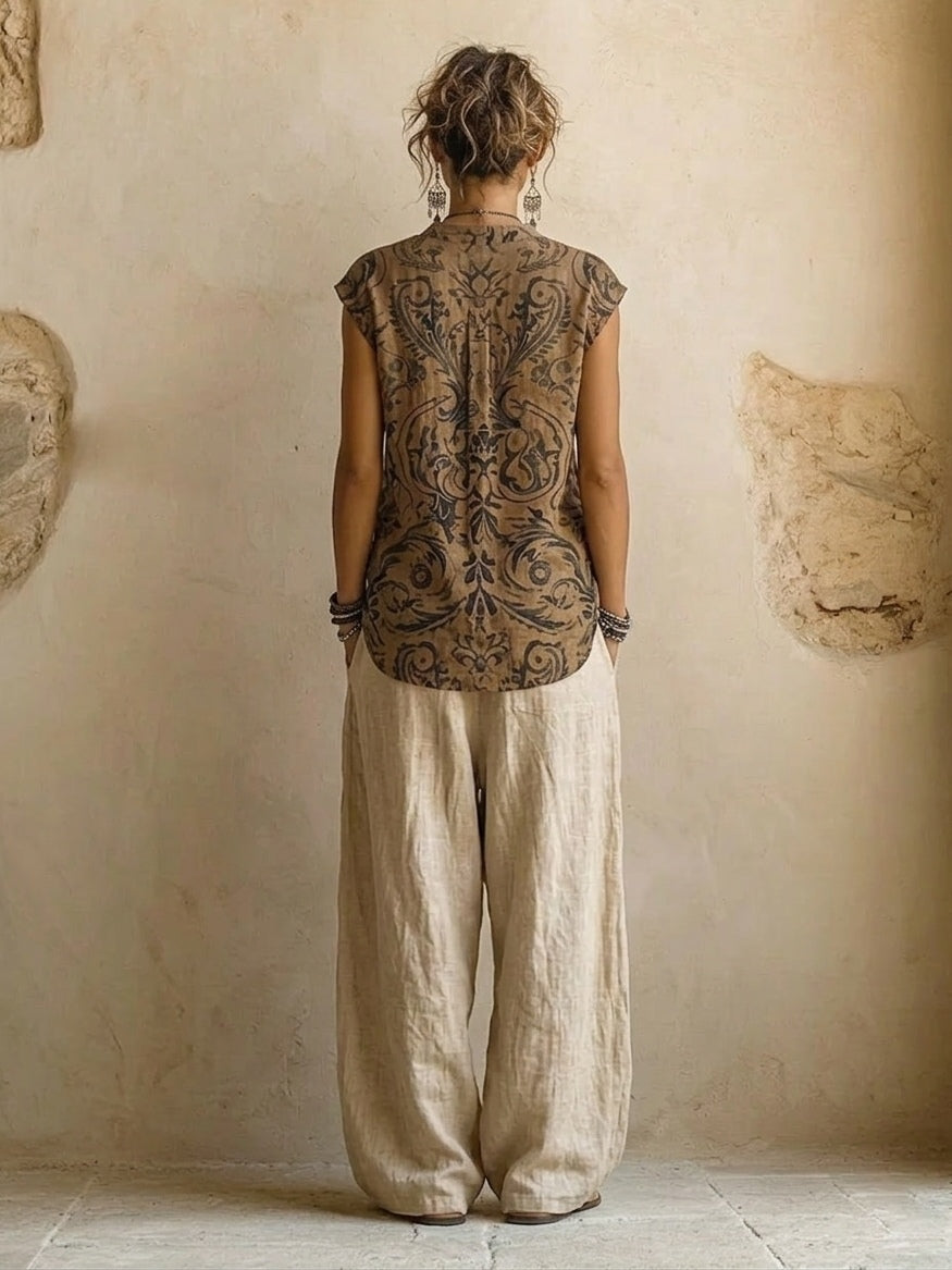 Marisol | Linen Three-Piece Set