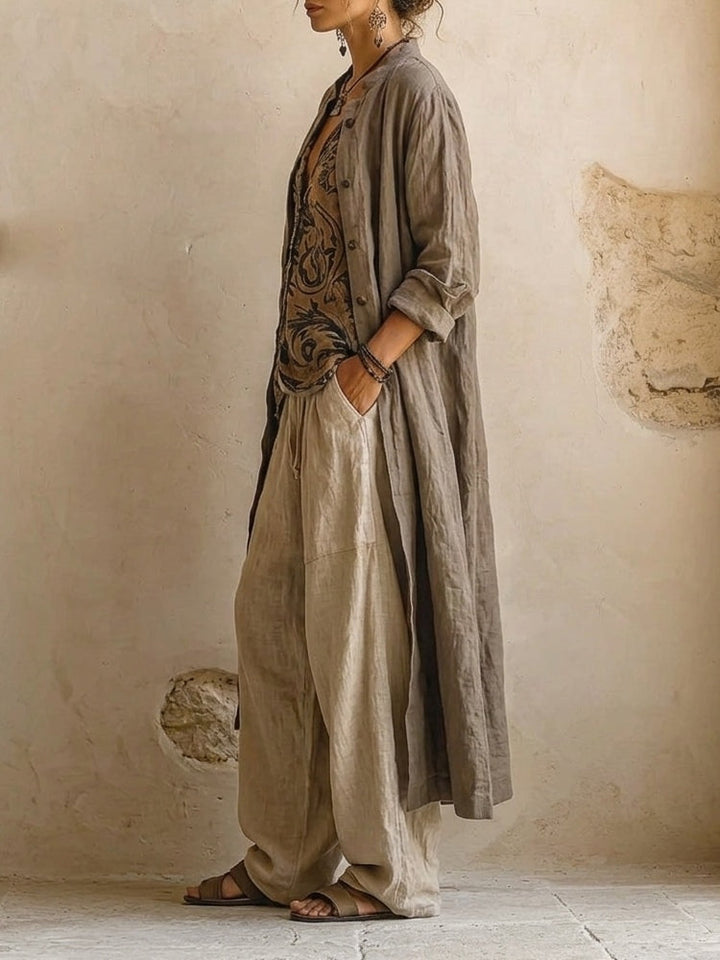Marisol | Linen Three-Piece Set