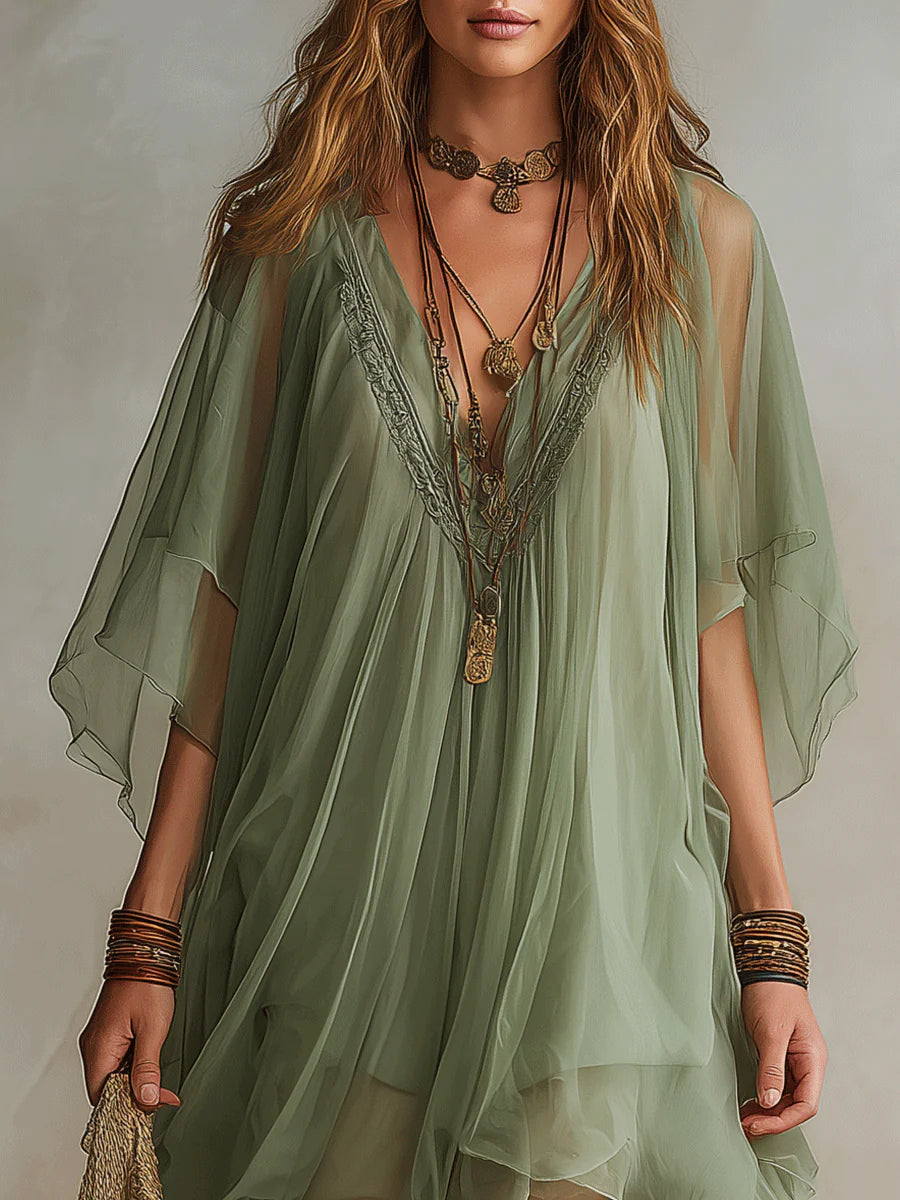 Sophie | V-Neck Mini Dress