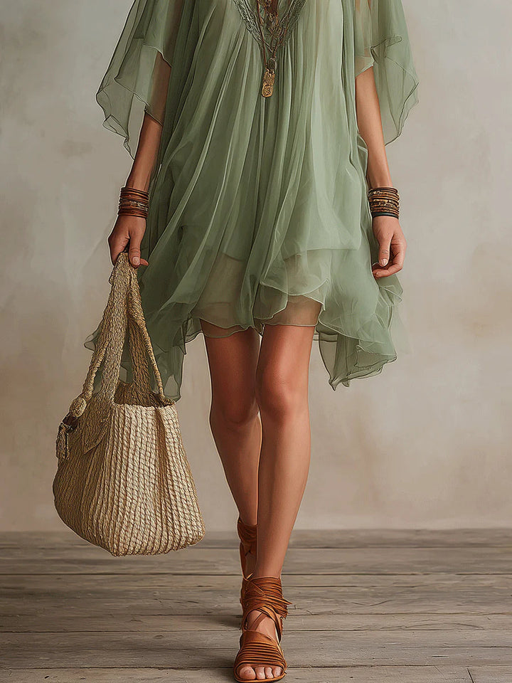 Sophie | V-Neck Mini Dress