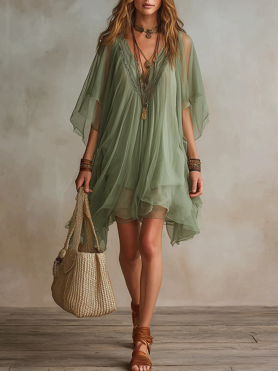 Sophie | V-Neck Mini Dress