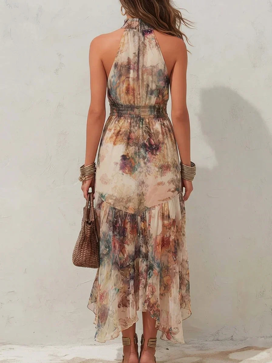 Sylvia | Floral Midi Dress