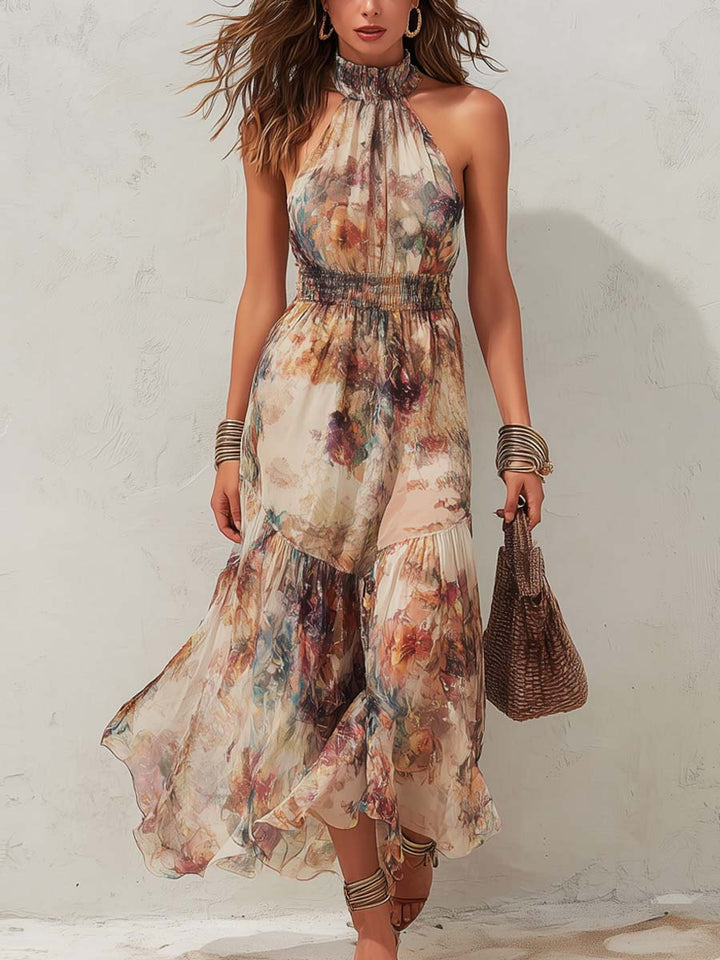 Sylvia | Floral Midi Dress