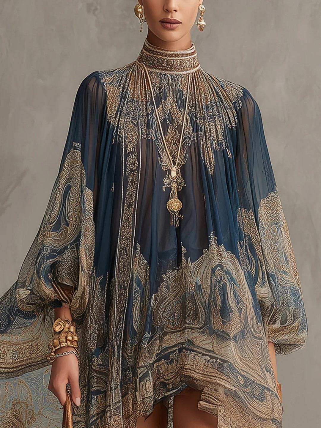 Elodie | Asymmetrical Chiffon Dress