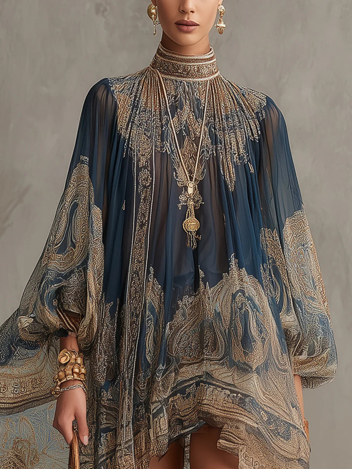 Elodie | Asymmetrical Chiffon Dress