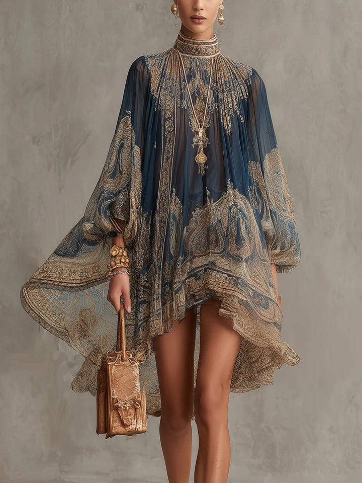 Elodie | Asymmetrical Chiffon Dress