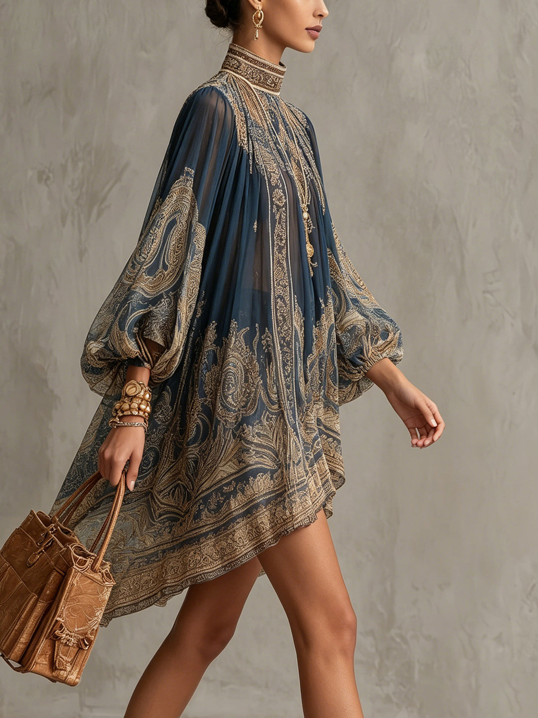 Elodie | Asymmetrical Chiffon Dress