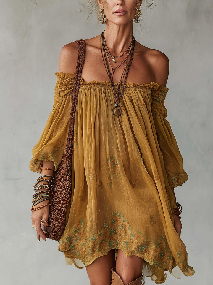 Seraphina | Off Shoulder Mini Dress