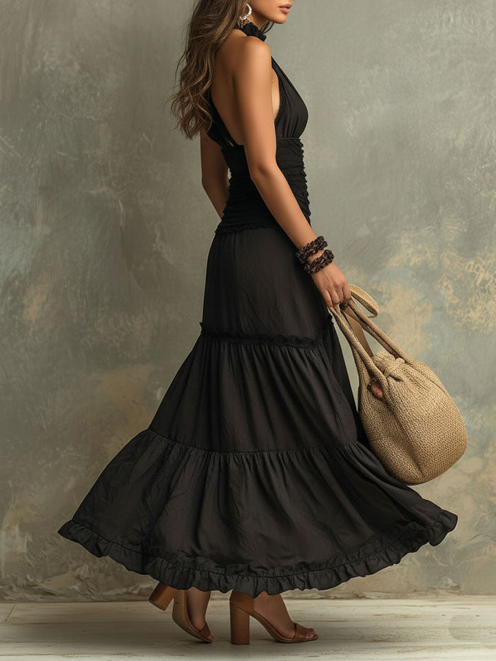Marisol | Ruffled Maxi Dress