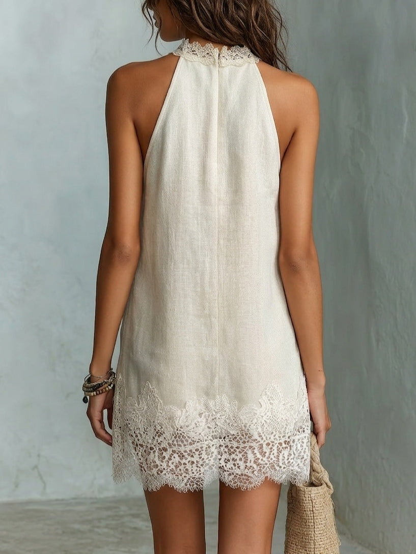 Cassandra | V-Neck Lace Dress