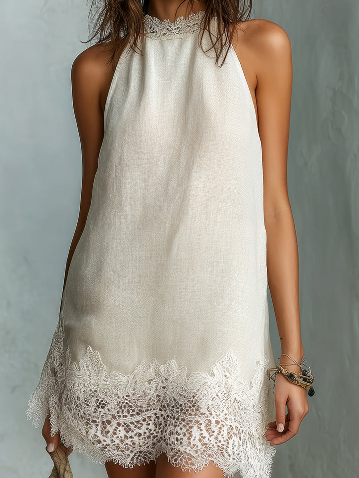 Cassandra | V-Neck Lace Dress