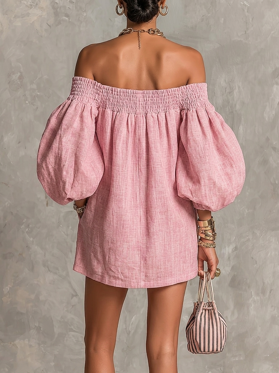 Talia | Off-shoulder Mini Dress