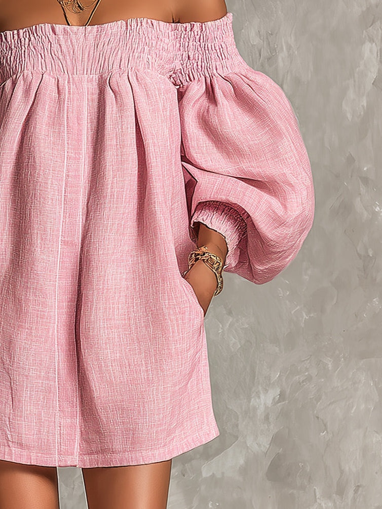 Talia | Off-shoulder Mini Dress