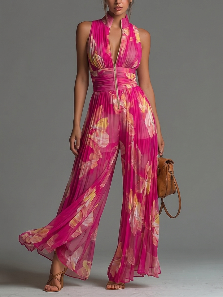 Elowen | Floral Print Jumpsuit