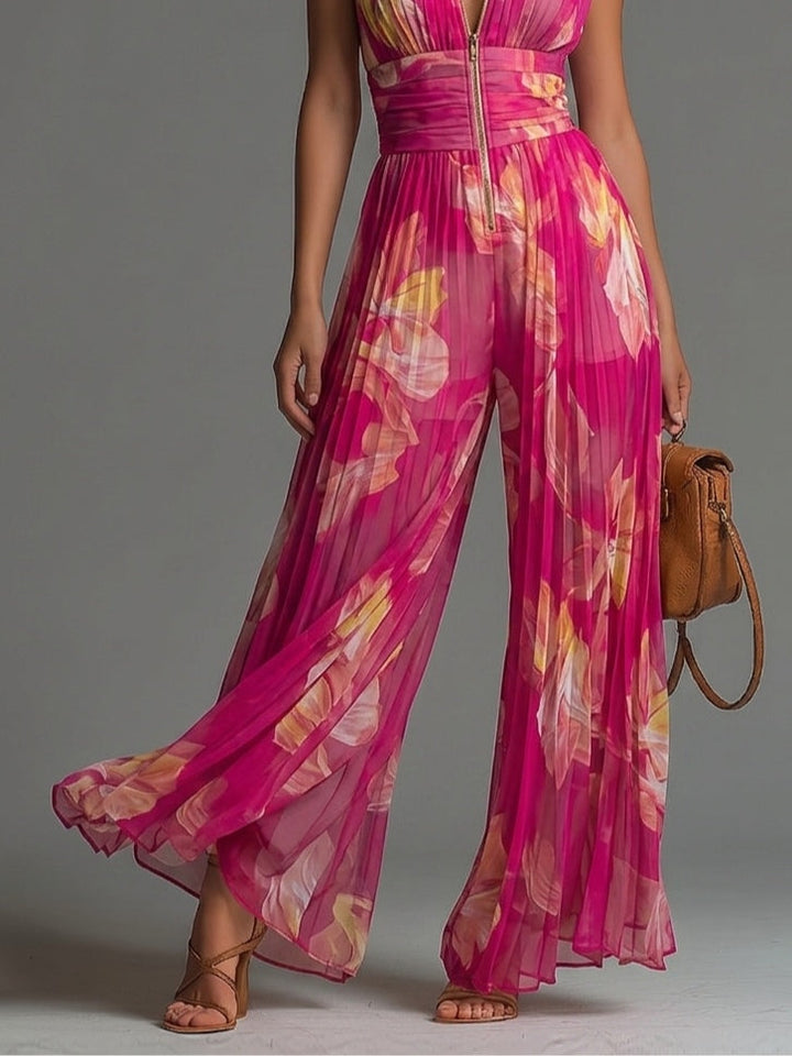 Elowen | Floral Print Jumpsuit
