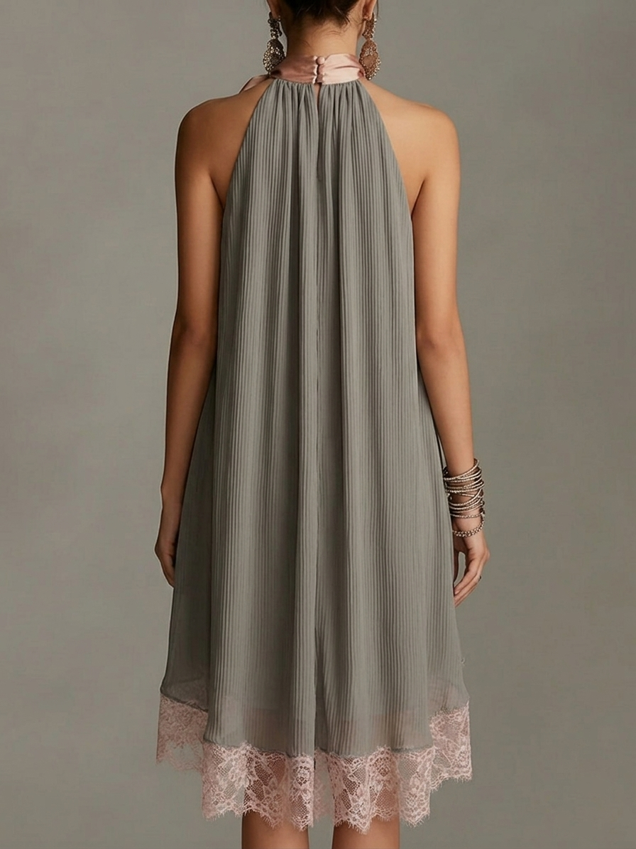 Liora | Halter Neck Mini Dress