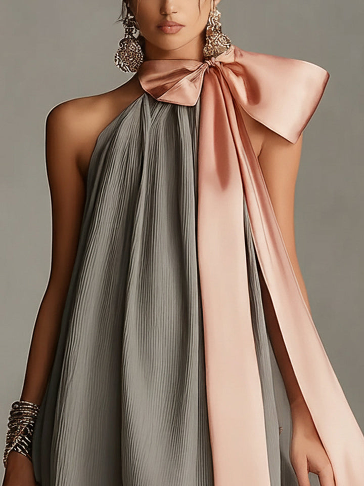 Liora | Halter Neck Mini Dress