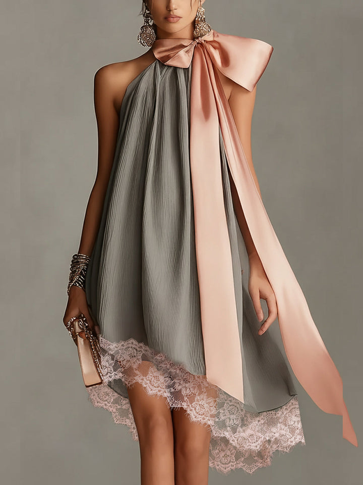 Liora | Halter Neck Mini Dress