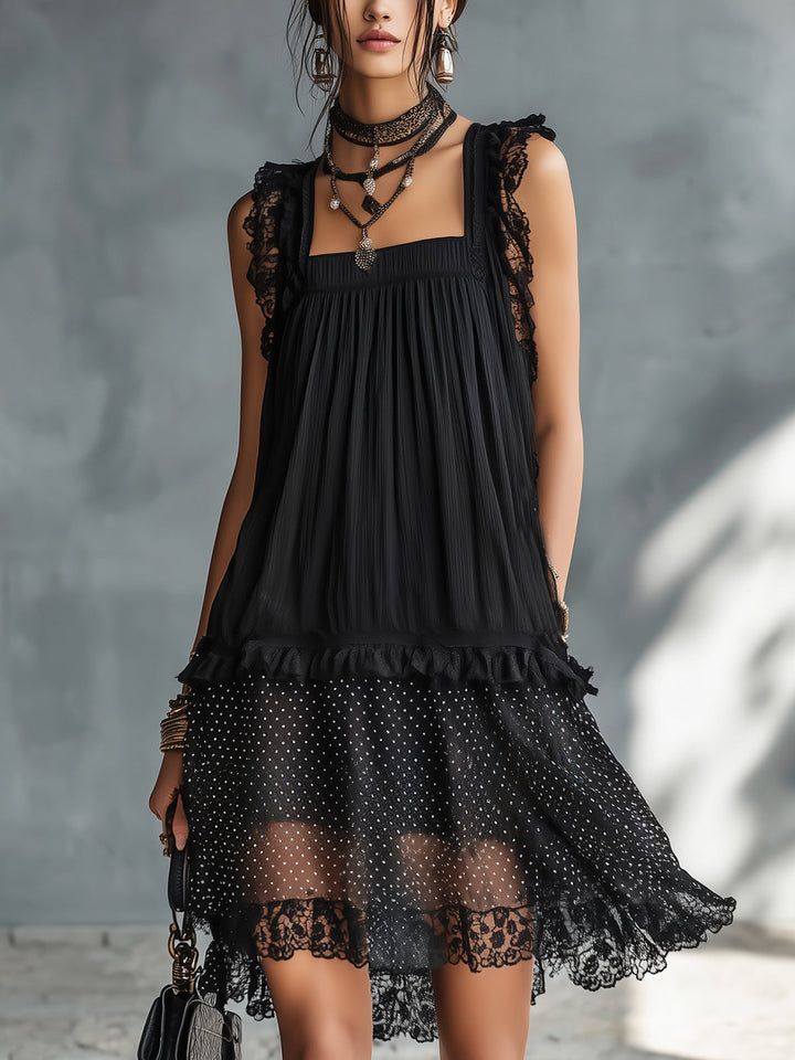 Elowen | Polka Dot Mini Dress