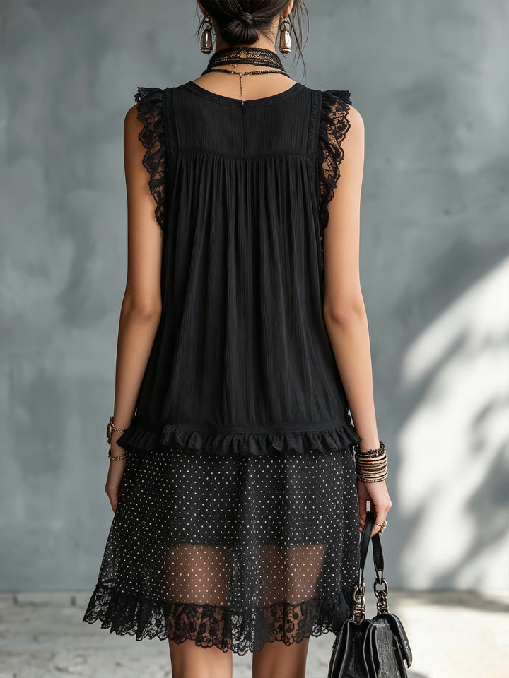 Elowen | Polka Dot Mini Dress