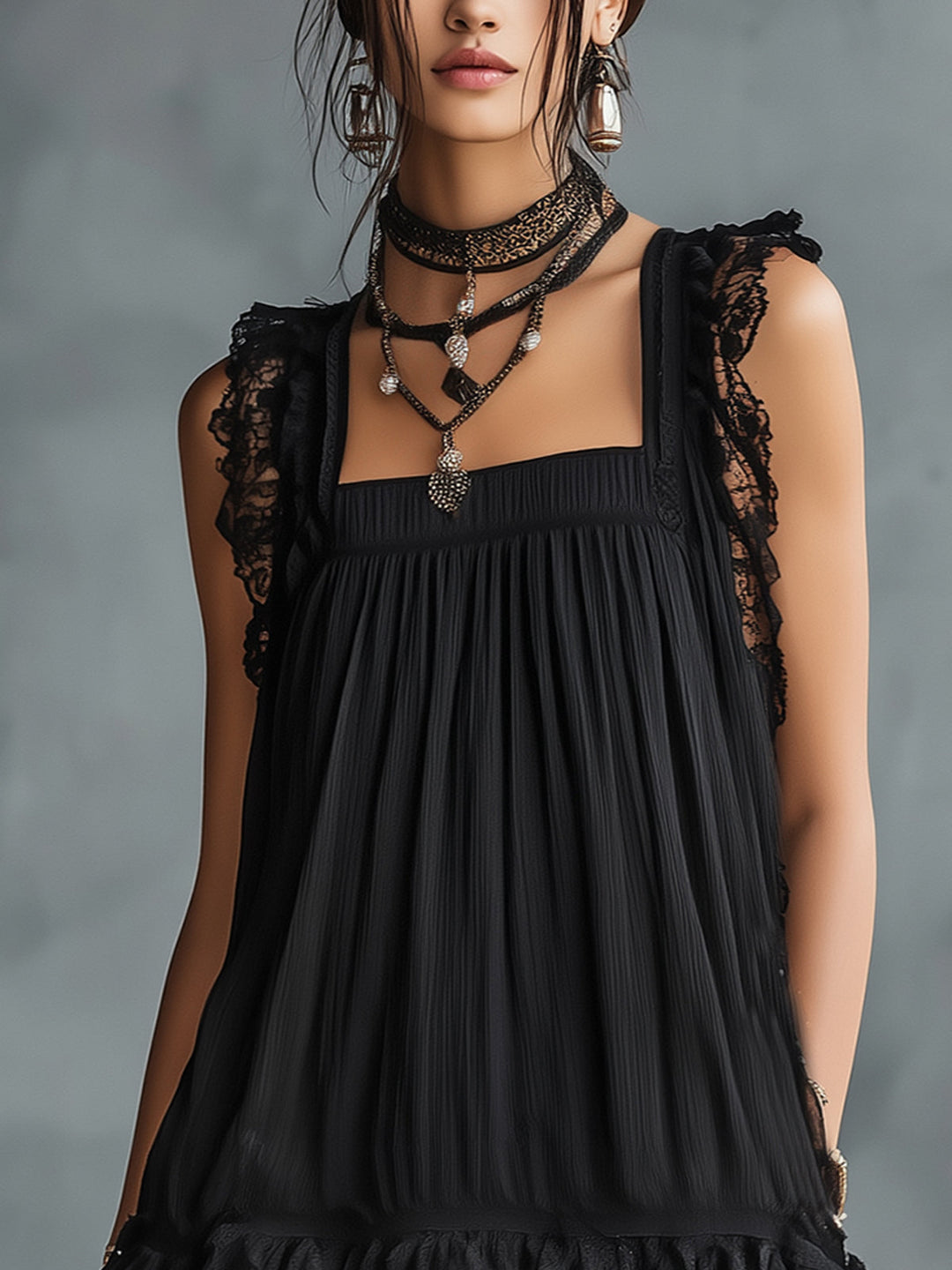 Elowen | Polka Dot Mini Dress