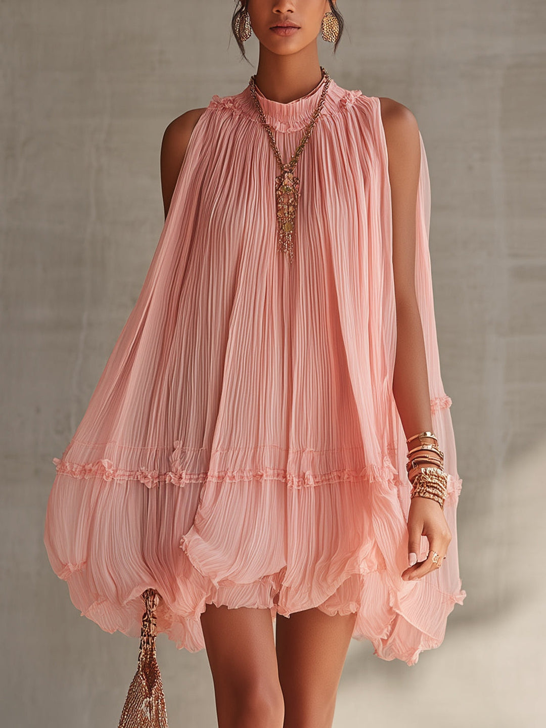 Elowen | Halter Neck Mini Dress