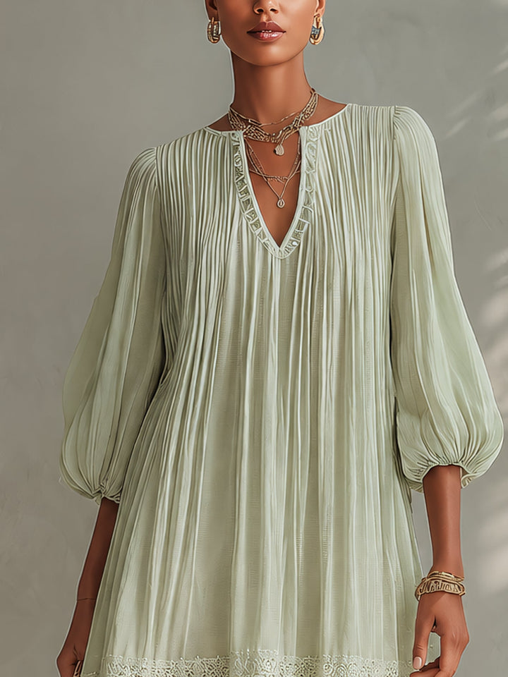 Sylvia | Chiffon Mini Dress