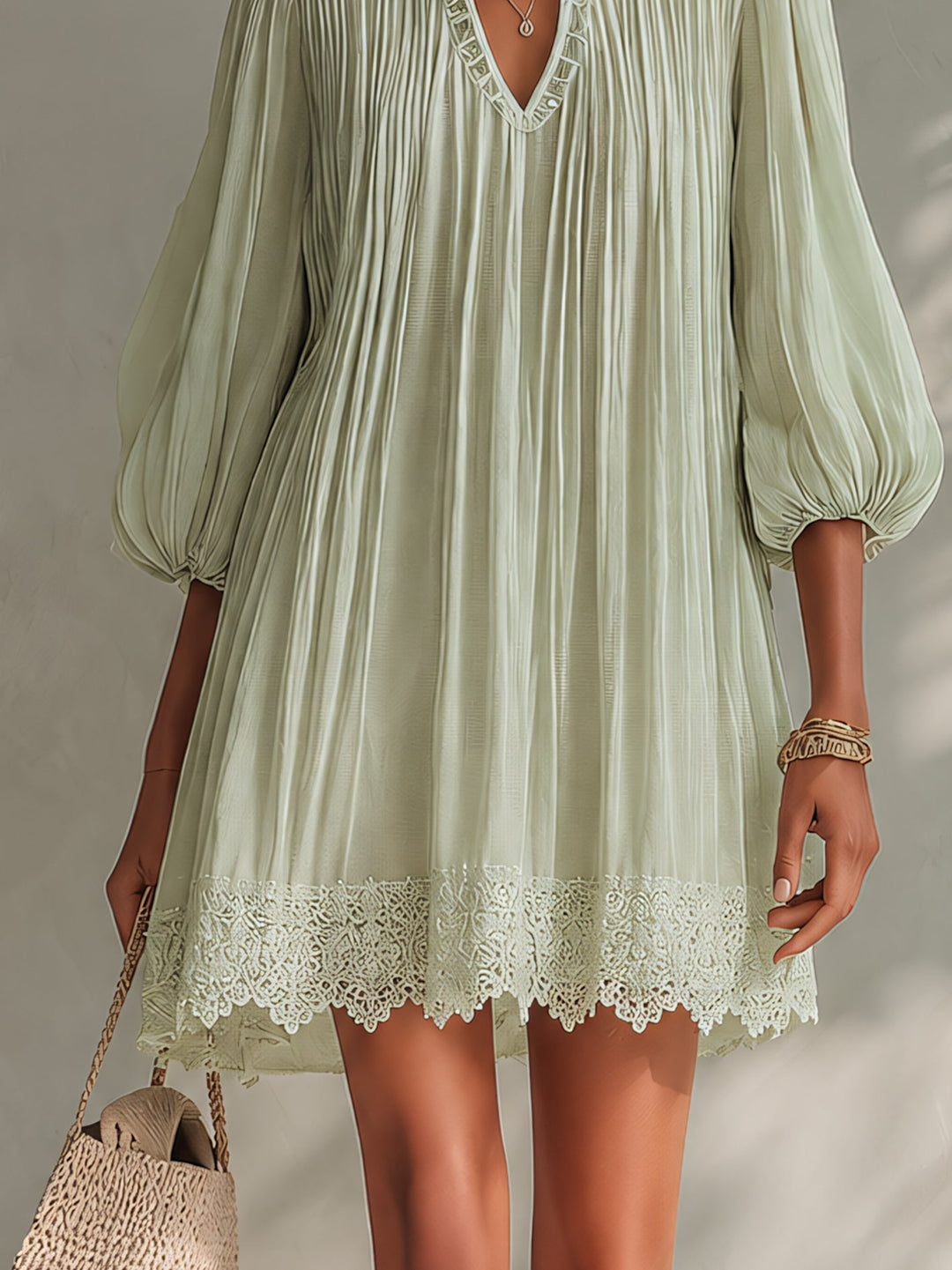 Sylvia | Chiffon Mini Dress