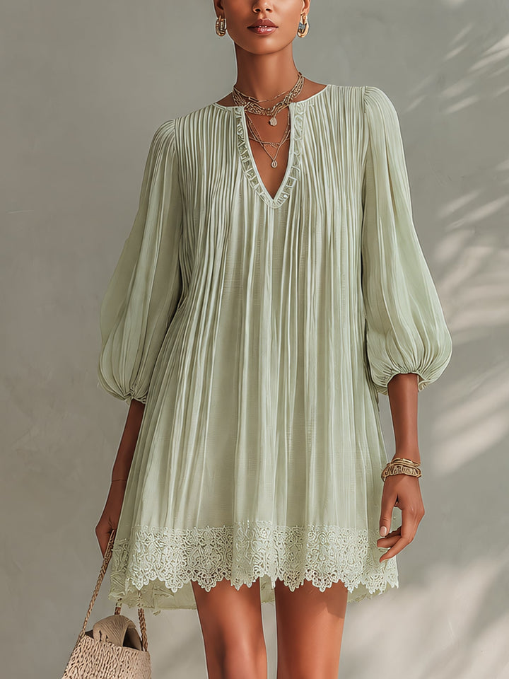 Sylvia | Chiffon Mini Dress