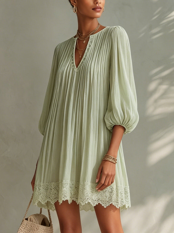 Sylvia | Chiffon Mini Dress
