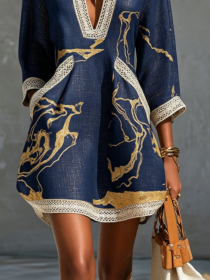 Liora | V-Neck Lace Dress
