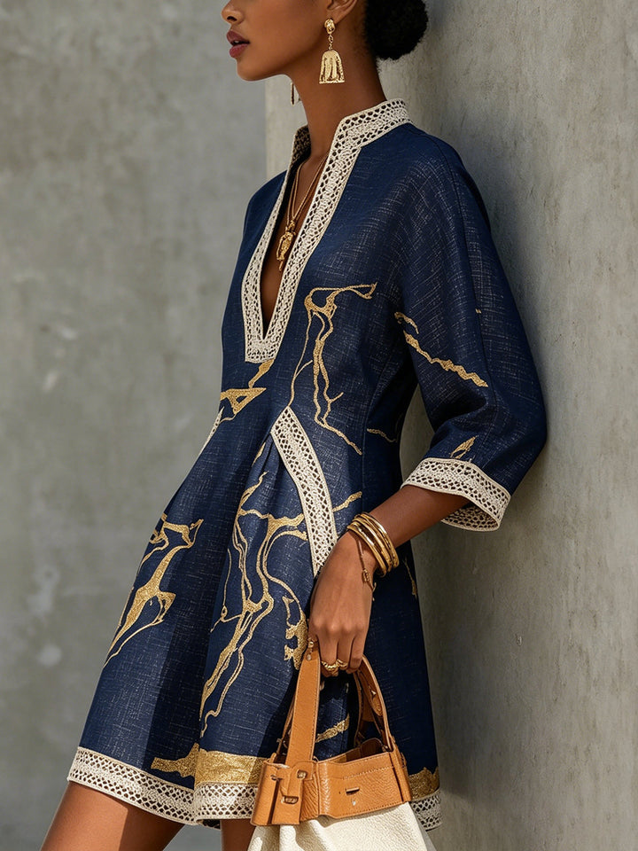 Liora | V-Neck Lace Dress