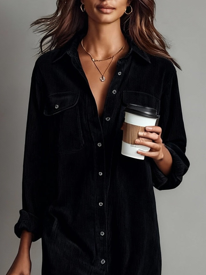 Elena | Button-Down Midi Dress