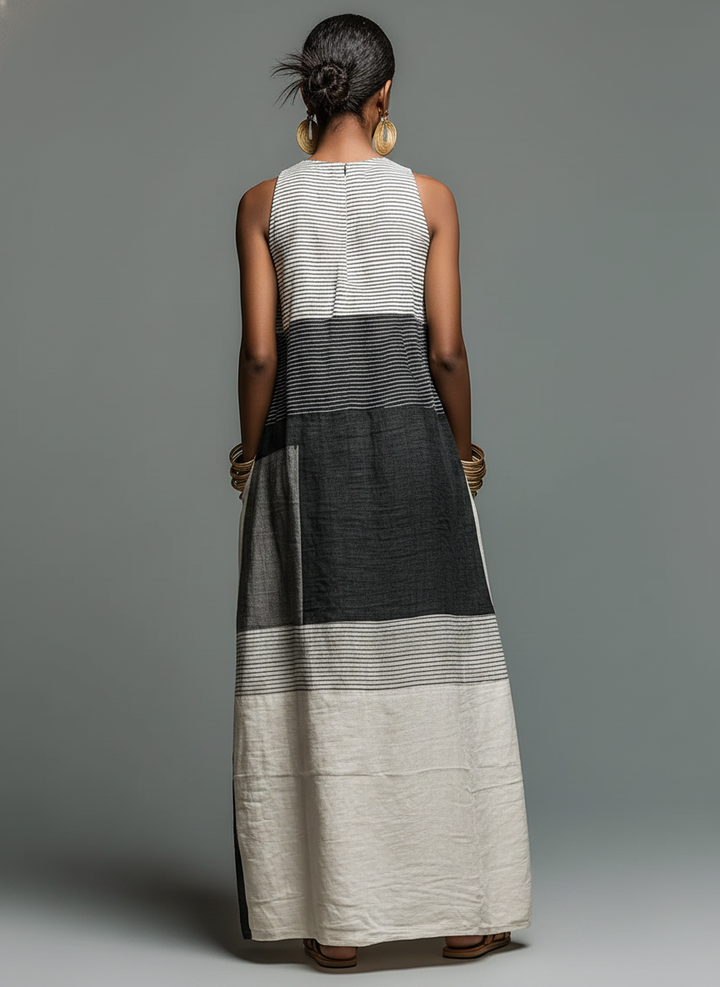 Sabrina | Linen Maxi Dress