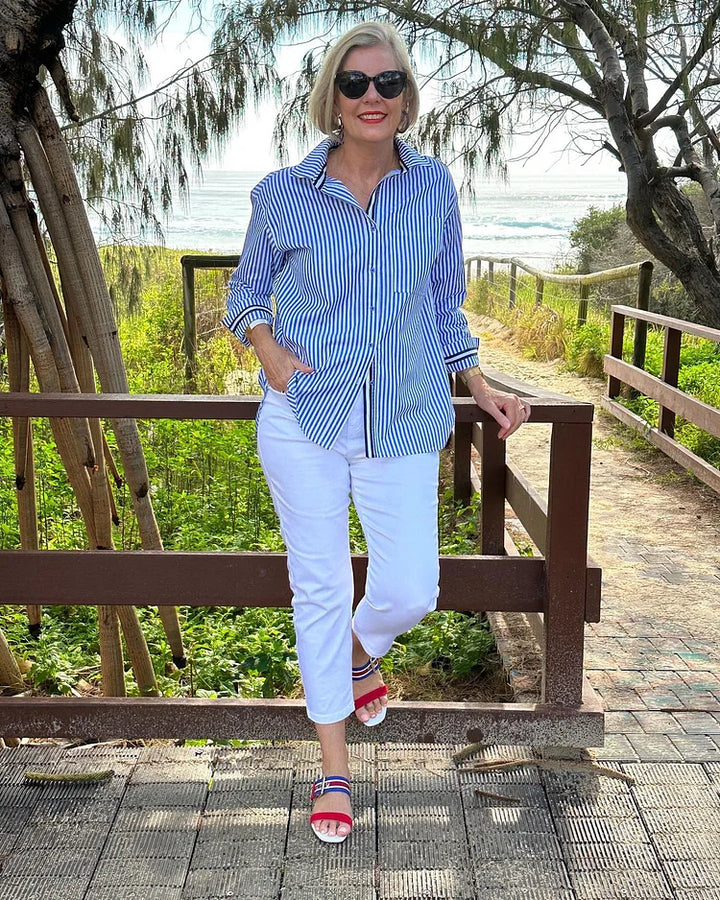 Clara | Striped Blouse