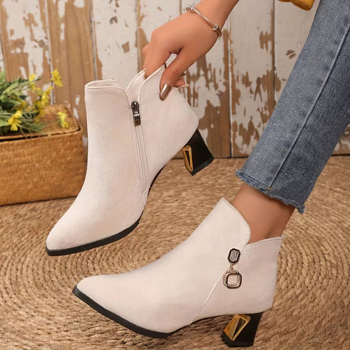 Elowen | Pointed Toe Ankle Boots