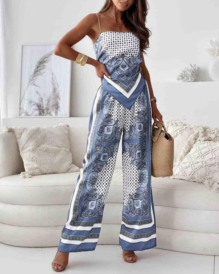 Mira | Lace-Up Vest Set