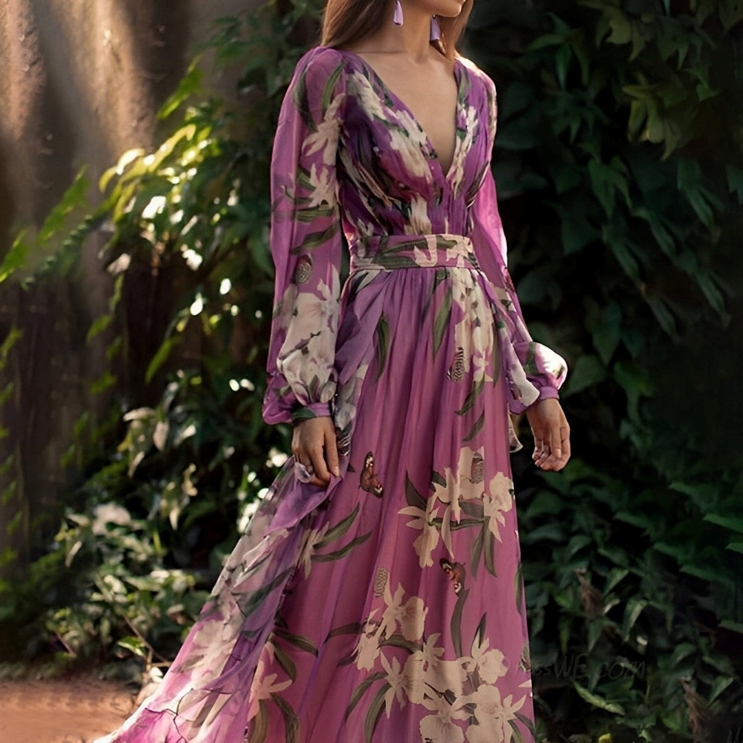 Freya | Floral Maxi Dress