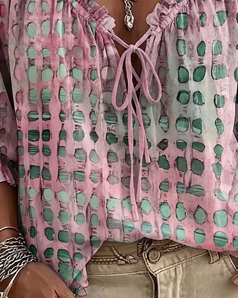 Cecilia | Polka Dot Blouse