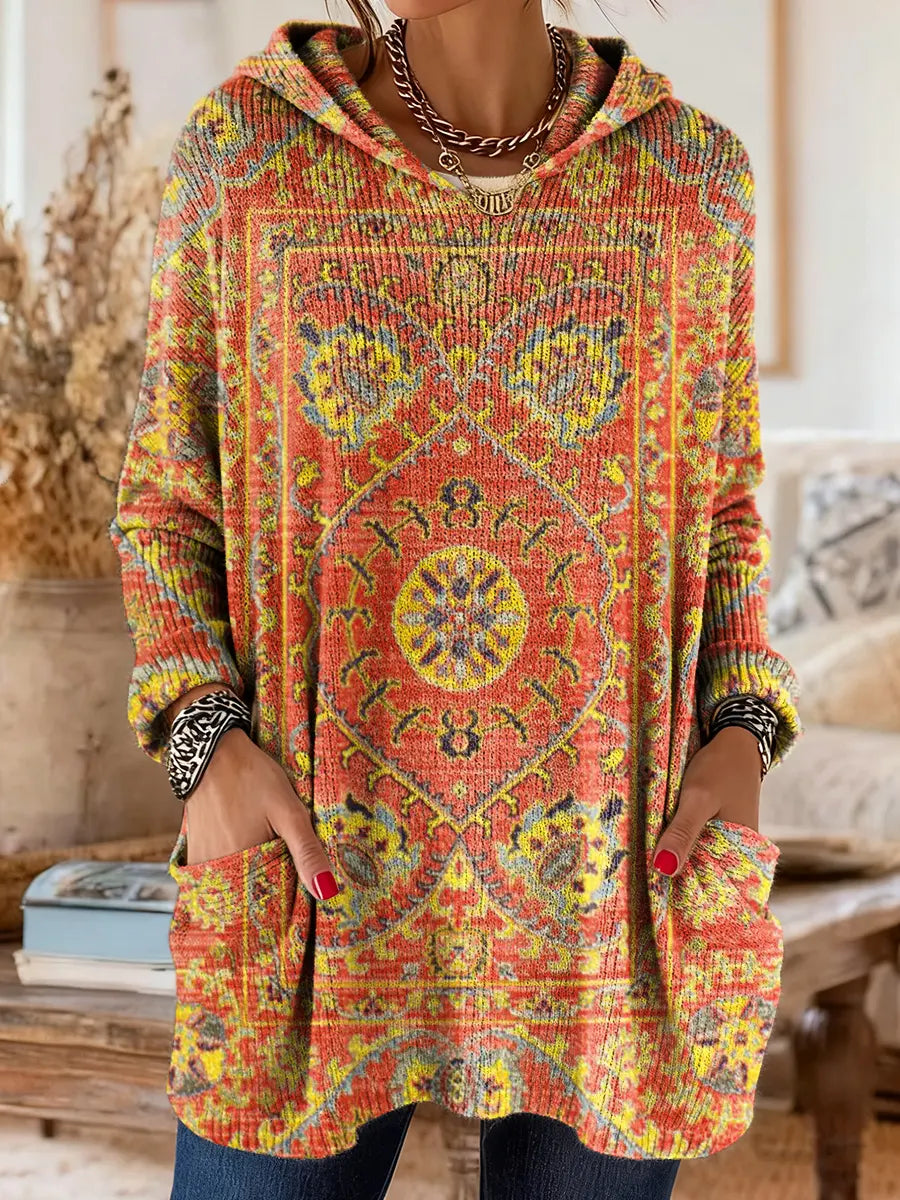 Isolde | Hooded Knit Tunic