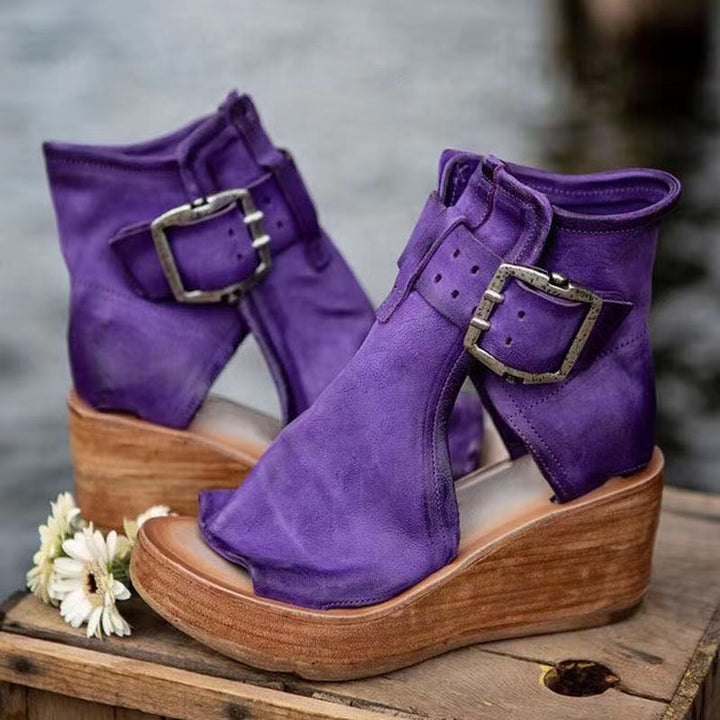 Isolde | Boho Wedge Sandals